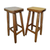 Wooden bar stools