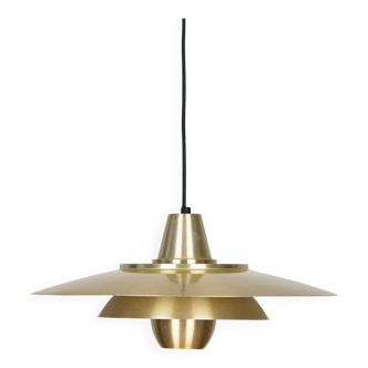 Danish vintage pendant lamp Superlight by David Mogensen. 1980s
