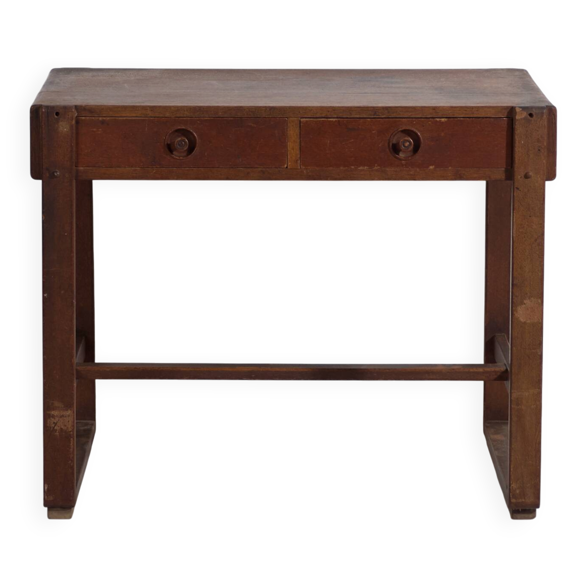Bureau japonais ancien de type tsukue – Période Taisho/Showa (c.1910-1940)
