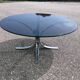 Coffee table, 70s smoked glass and chrome