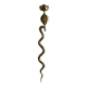 Large brass cobra wall candle holder