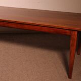 19th Century Cherry Wood Refectory Table 3m00