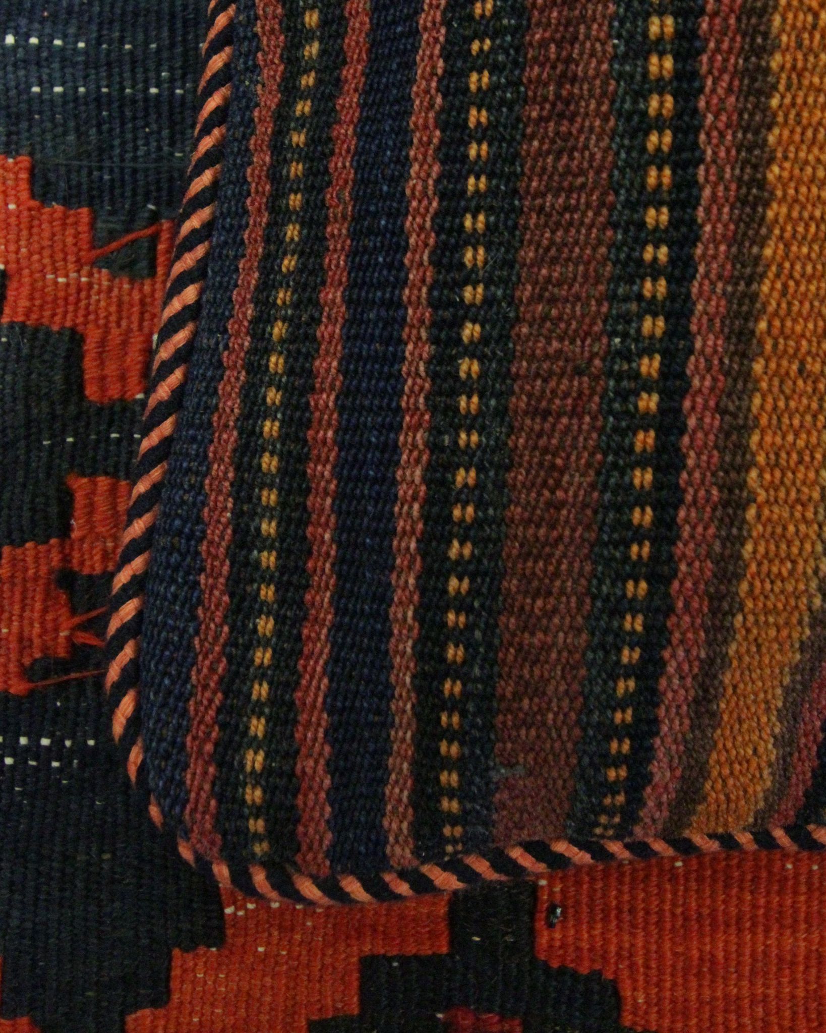 Rayé Kilim Coussin- 35x35cm