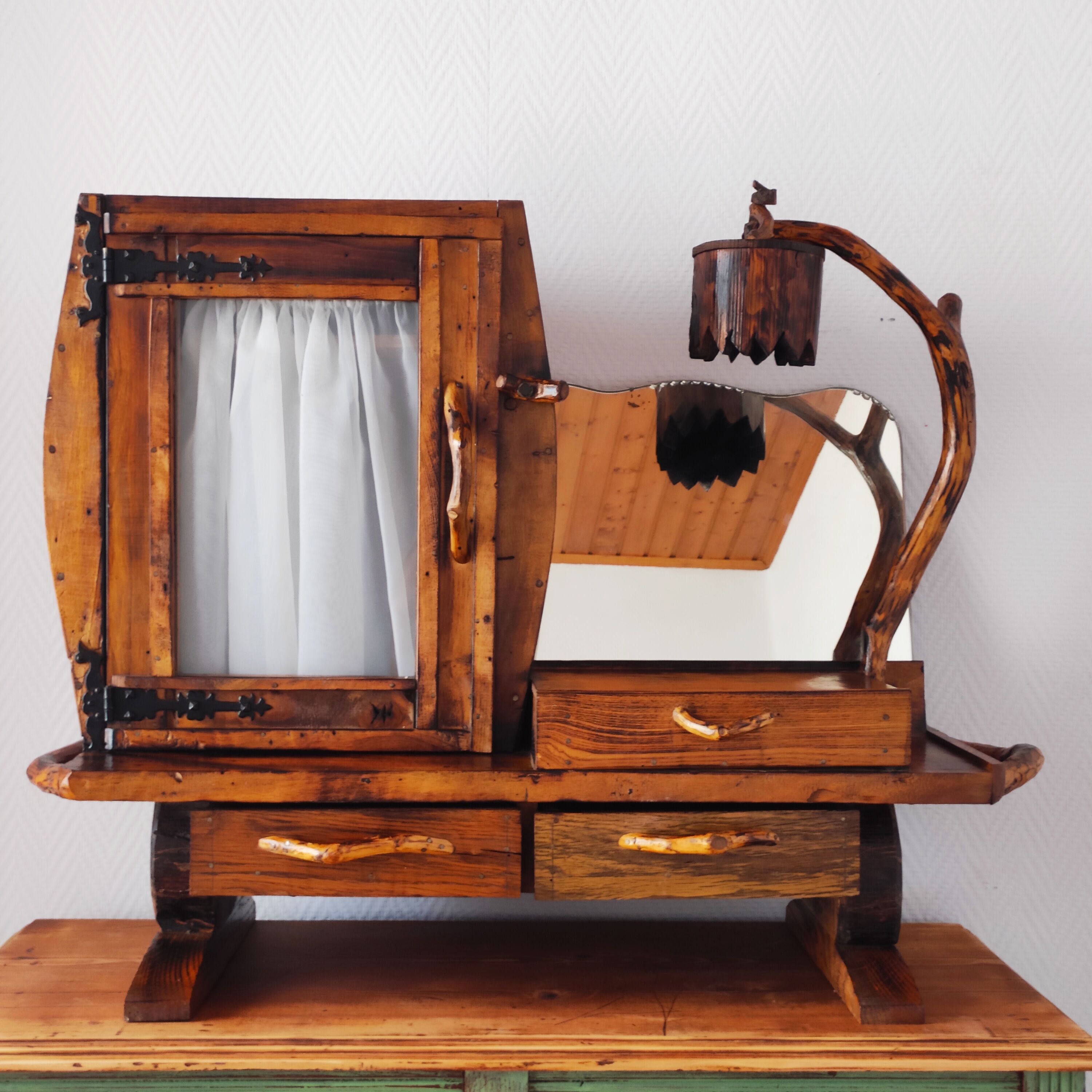 Vintage brutalist dressing table 1950/60