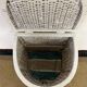 Rattan laundry basket