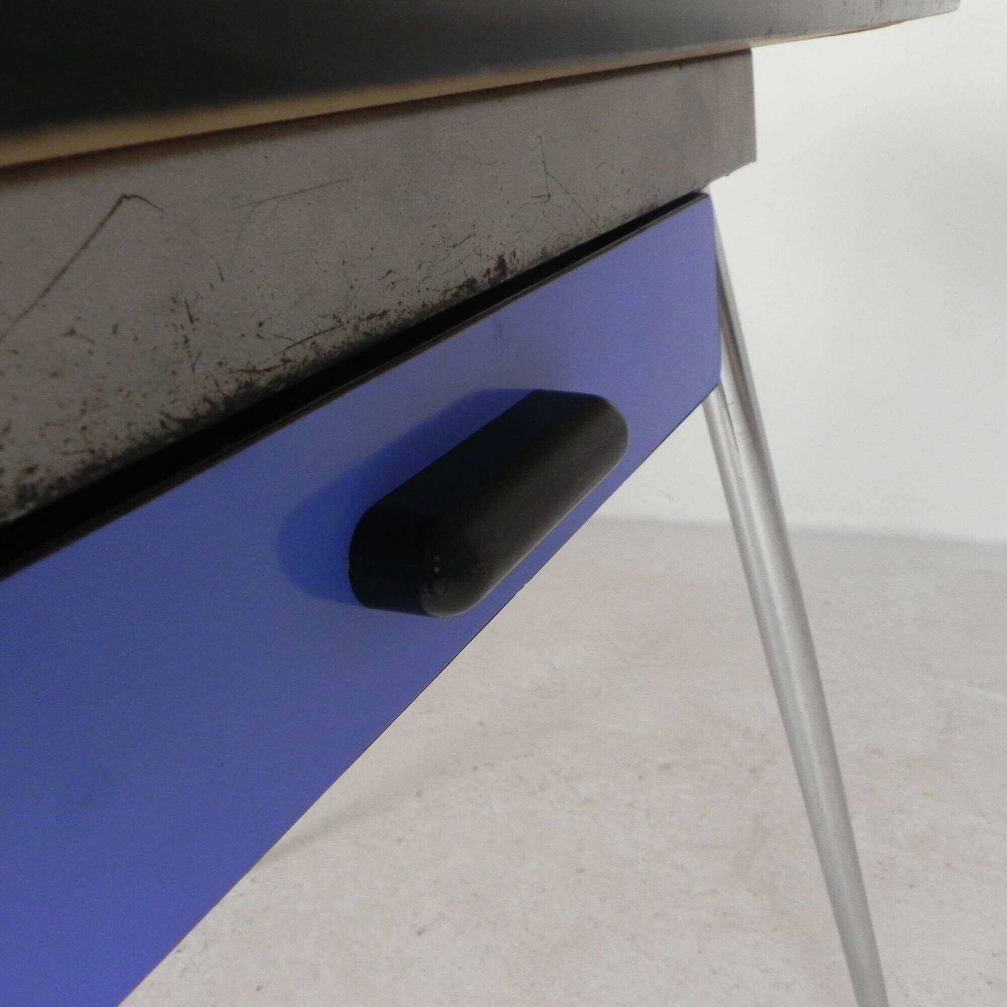 Formica table, desk with 2 drawers, 1950s