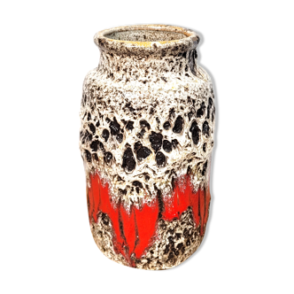 Vase West Germany fat lava