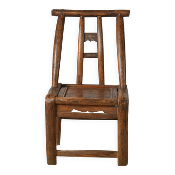Haizi – Chaise d’enfant chinoise ancienne en saule n°3