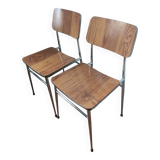 Deux chaises vintage en formica