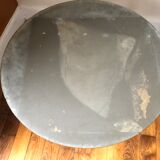 Round mirror beveled 1950