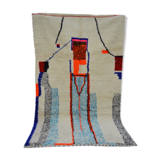 Neon Berber carpet handmade in Morocco 250 x 154 CM