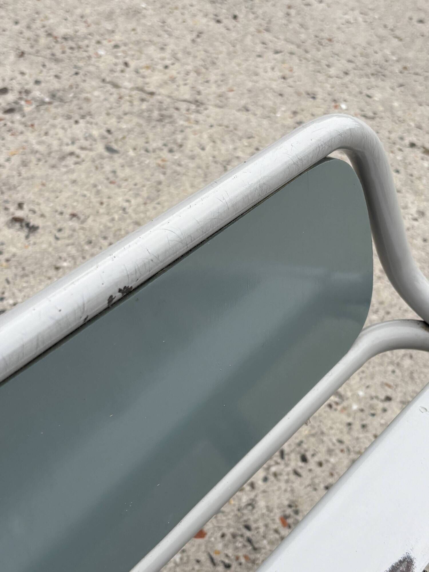Vintage daybed 1960s minimalist metal from the Netherlands design