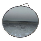 Miroir rond style barbier vintage 29cm