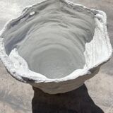 Cache pot blanchi