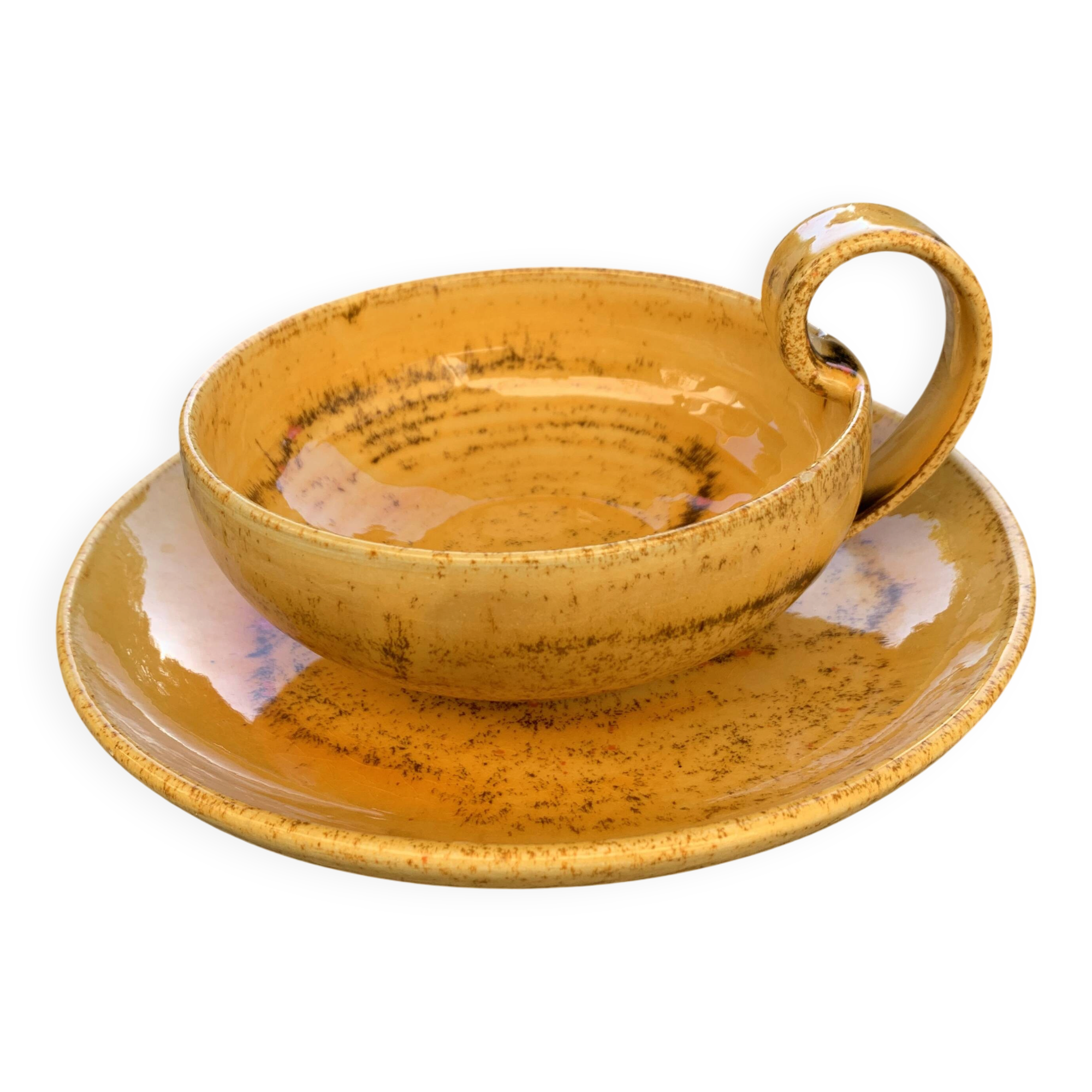 Tasse à thé en céramique danoise Kahler Hak