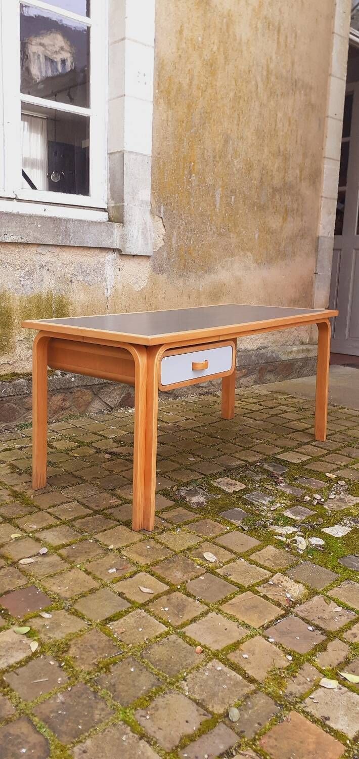 70s Scandinavian desk by Rud Thygesen and Johnny Sorensen for Magnus O