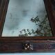 Small rectangular mirror with mercury glass "Leluc"