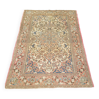 Handmade oriental rug Isfahan 210 x 143