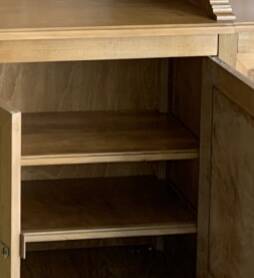 Custom wooden bookshelf