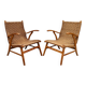 Vintage Dutch design rope chairs Vroom & Dreesman 1960