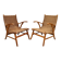 Vintage Dutch design rope chairs Vroom & Dreesman 1960