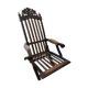 Chaise longue époque Napoléon lll style Louis XV