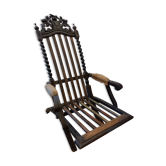 Chaise longue period Napoleon lll style Louis XV
