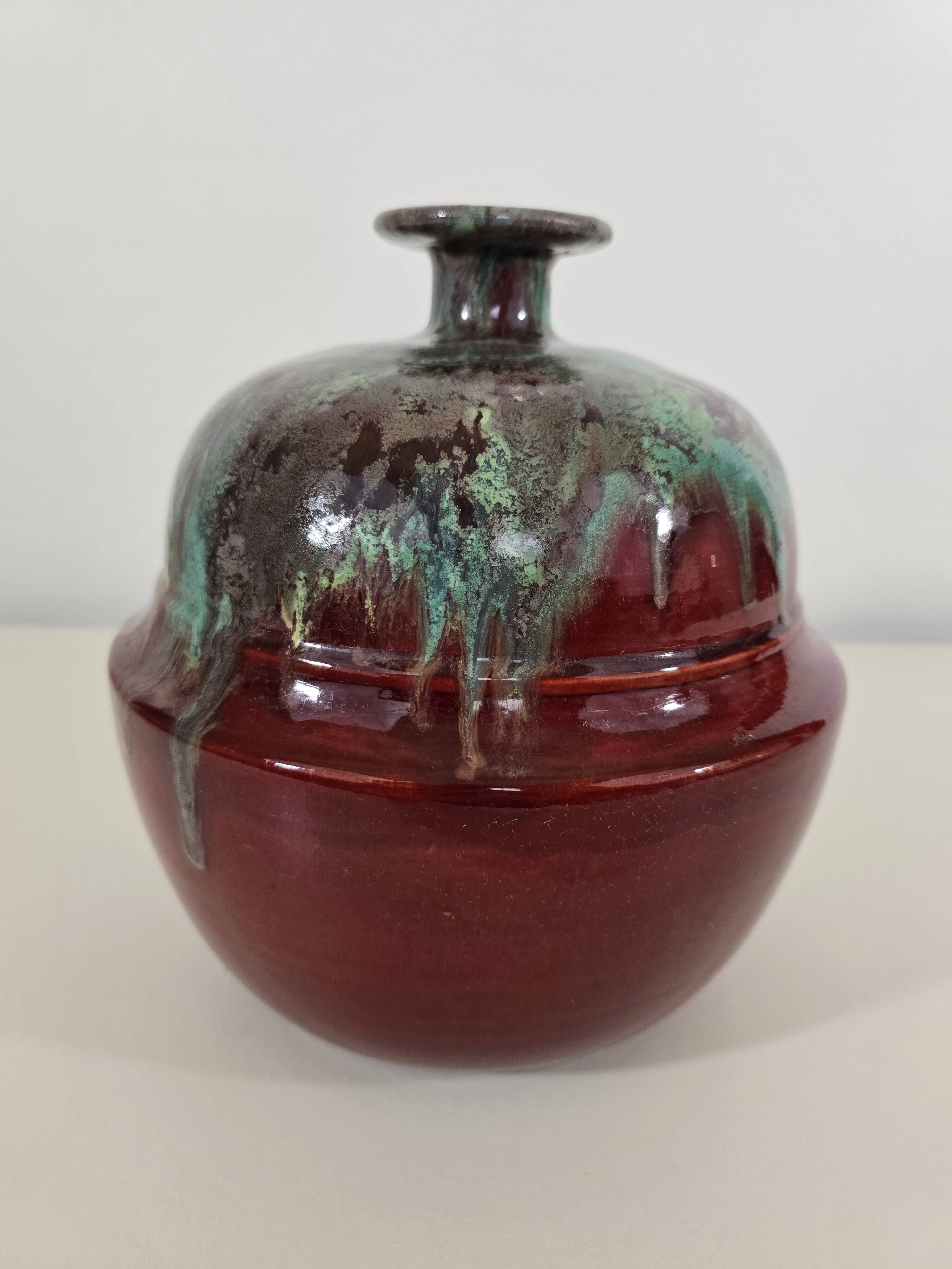 Vase cab – art ceramics of bordeaux, model 4835, circa 1930-1940