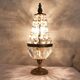 Lampe cristal et laiton