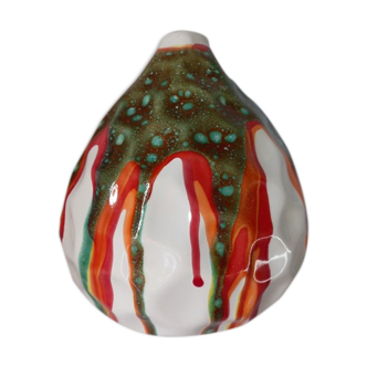 Sculptural vase de sia 1980 ceramics