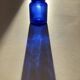 Cobalt blue apothecary bottle Belgian/Belgium/Antique blue bottles/B