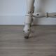 Rustic oak tabouret