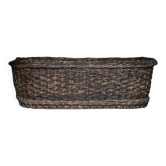XXL woven basket antique, wicker basket, storage, baker's tool