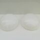 Two plafonniers in opaline of annees 60/70