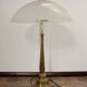 1940s Art Deco brass lamp | 2x E27 | Glass | Vintage