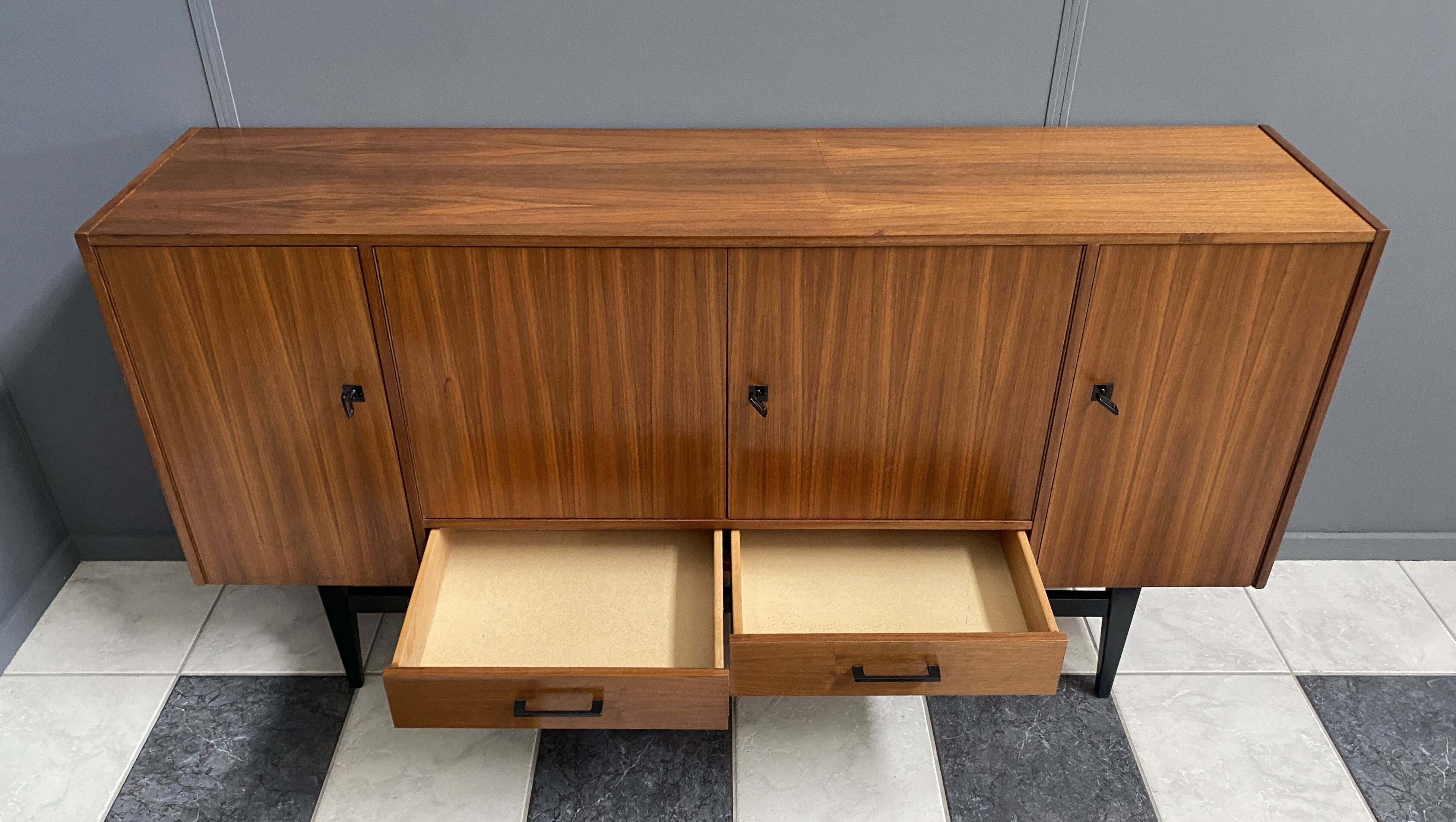 wood sideboard 1970s