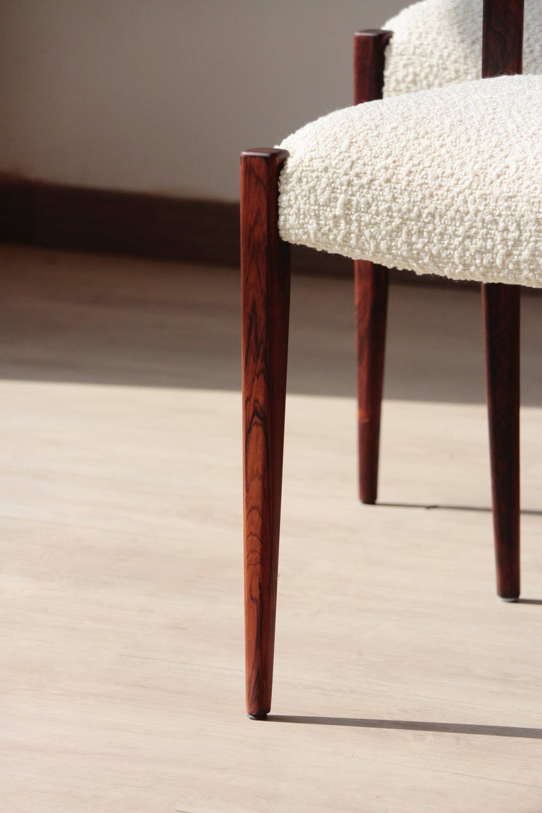 Set of 4 Scandinavian rosewood chairs – Otto Møller style | Vintage