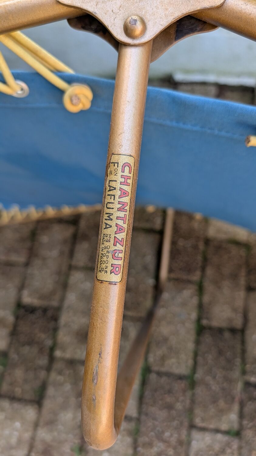 Lit de camp Lafuma, années 70