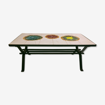 Ceramic coffee table style 1970