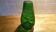 1970 s green glass vase