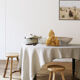 Lot of 4 towels in chalk linen
