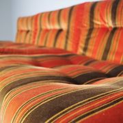 Striped armchairs, 1970s, set of 3