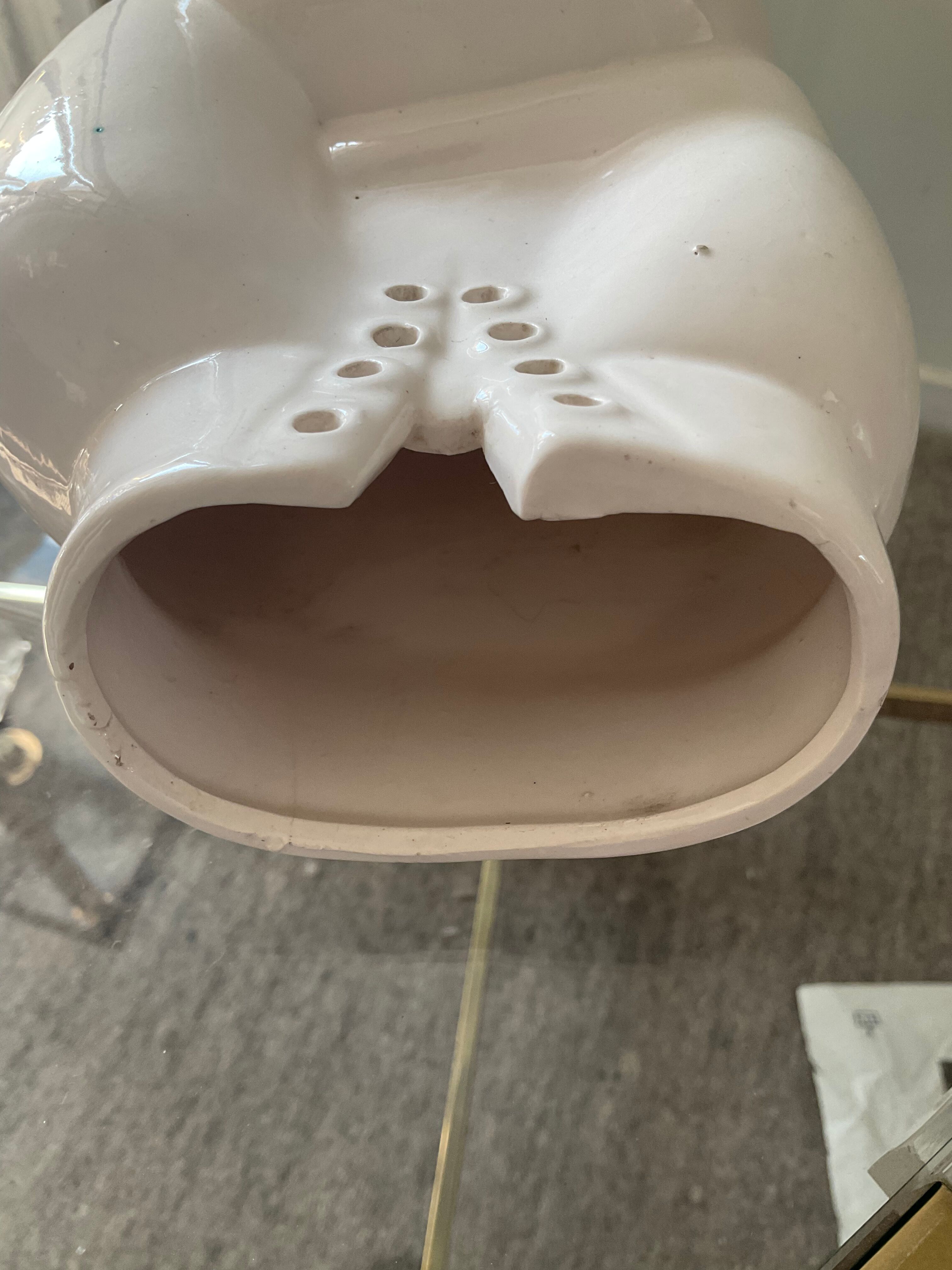 Empty pocket vintage ceramic boxing glove 80s