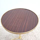 Vintage tripod pedestal table side table 1970