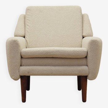 Cream armchair, Danish design, 1970s, production: Denmark