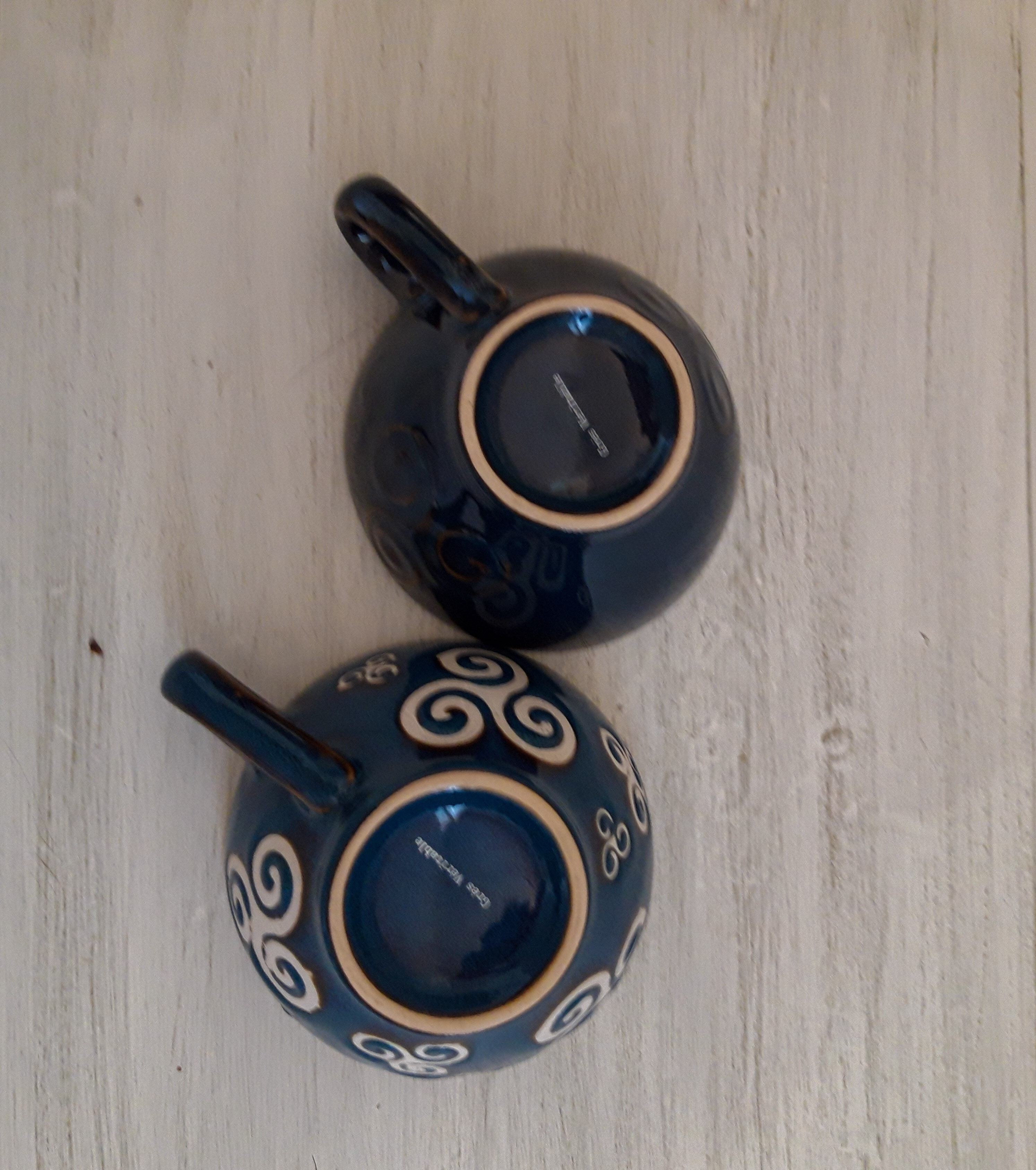 Sandstone mugs Triskel Brittany