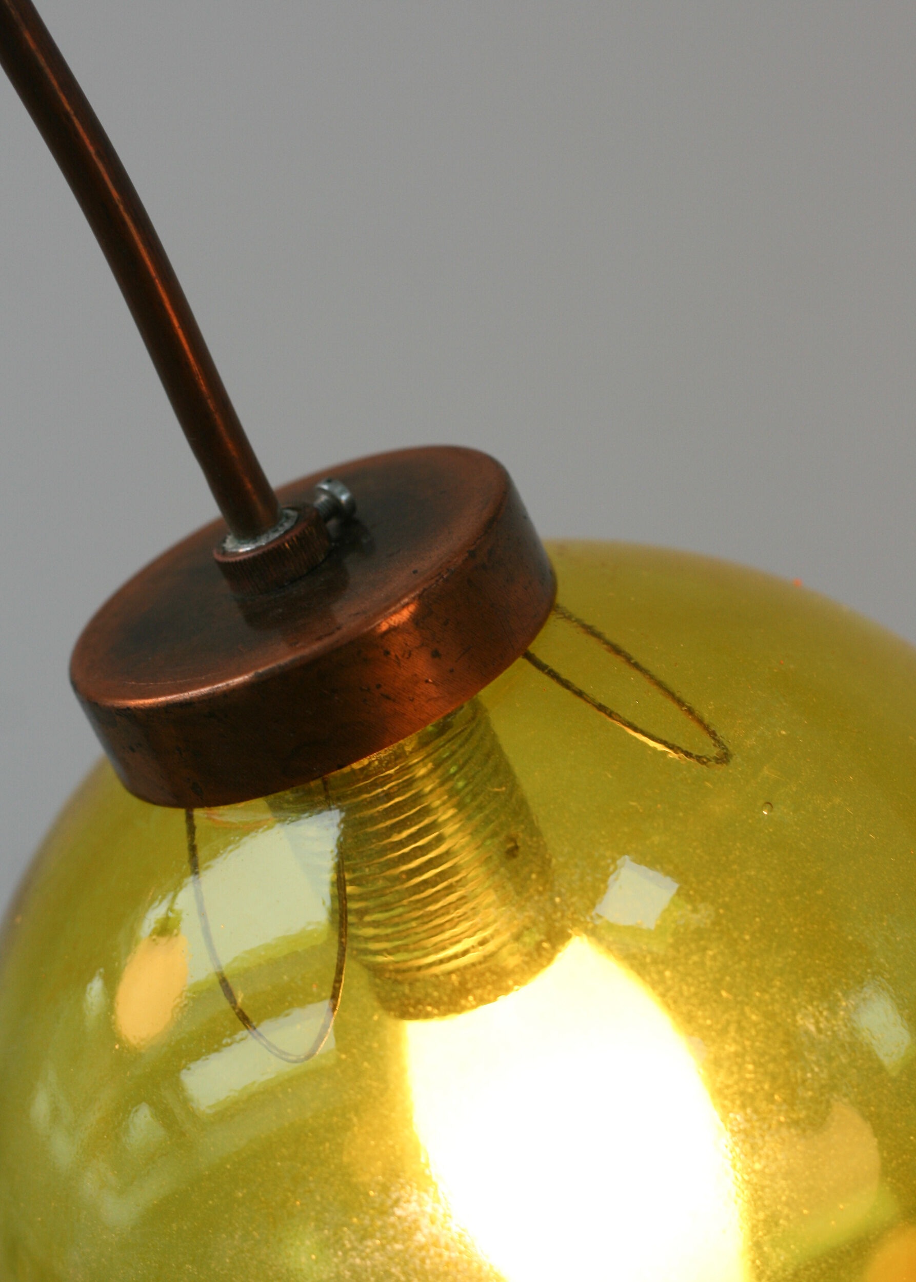 Adjustable Alien Copper langing lamp