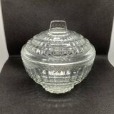 Vintage glass sugar bowl