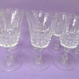 Cristal d'Arques red wine glasses