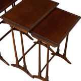Fine Quartetto Nest Of Mahogany Tables